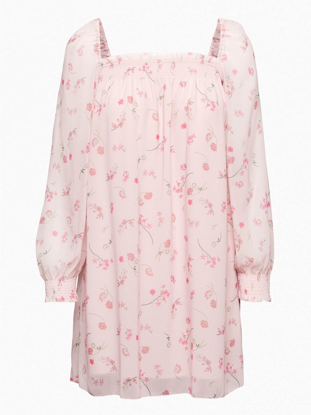 Wilfred Alana Dress Women’s Size Medium Pink Floral Square-Neck Dress Summer